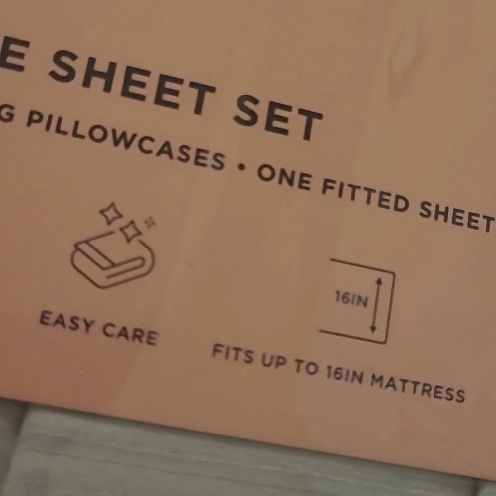 Juicy Couture Light Gray King 6-Piece Sheet Set